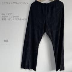 セミワイドプリーツパンツのサムネイル