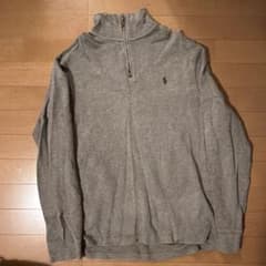 POLO RALPH LAUREN ハーフジップ スウェット グレーのサムネイル