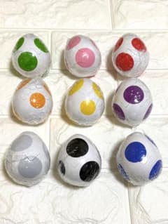 スーパーマリオ めじるしアクセサリー ヨッシー 9個セット　セミコンプのサムネイル