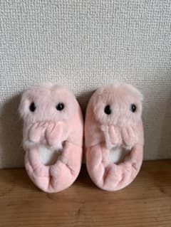 13センチ　ルームスリッパ　ピンクうさぎのサムネイル