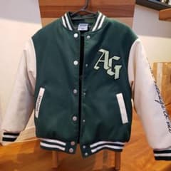 ANAPGIRL 緑と白 ジャケット XS　140のサムネイル