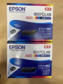 EPSON 純正インクカートリッジ IB07CL4B 大容量 4色パック - メルカリ