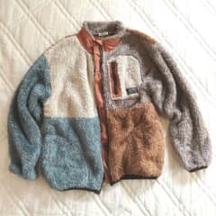BREEZEマルチカラー フリースボアジャケット 140cmのサムネイル