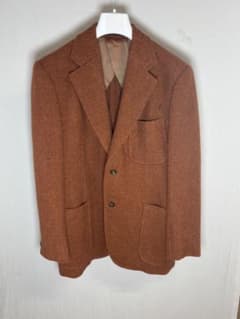 ハリスツイード テーラードジャケット MARUZEN TOKYO ウール100