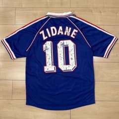 TAXi着用】1998年フランスW杯 ジダンユニフォーム adidas 90s - メルカリ