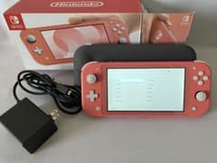 Nintendo Switch Lite コーラル 本体　カバー　箱付き Nintendo Switch lite 本体 コーラル 箱付 ハードカバー付 - メルカリ