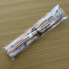 鳥獣戯画　日本製箸・箸袋セット