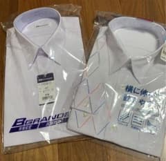 男子用スクールワイシャツ 長袖と半袖セットのサムネイル