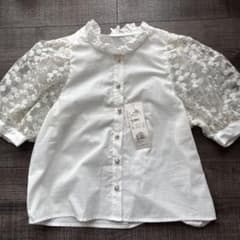 ems excite フラワー刺繍ブラウスのサムネイル
