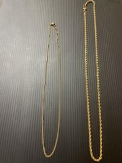ゴールドネックレス2点セット