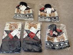 リラックマ　マフラー　ニット　帽子のサムネイル