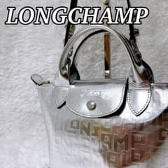 【美品】ロンシャン LONGCHAMPミニバック シルバー シャイニー 美品】ロンシャン LONGCHAMPミニバック シルバー シャイニー - メルカリ