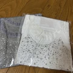ラインストーンキャミソール❤️2枚新品！のサムネイル