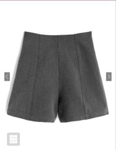 ハイウエストショートパンツ ru1536 チャコールのサムネイル
