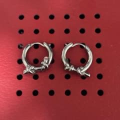 DIESEL フープピアス　両耳