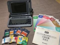 SHARP 書院 WD-A750 ワープロ ジャンク品　取説フロッピーリボン付属 SHARP 書院 WD-A750 ワープロ ジャンク品 取説フロッピーリボン付属