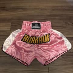 BUAKAW ピンク ムエタイボクシングショーツ T1のサムネイル