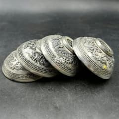 銅碗 龍鳳碗 茶碗 茶道具 工芸品 置物 - メルカリ