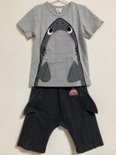まきまき様専用☆BIT'Z サメTシャツ&6分丈パンツ 120&110 新品他