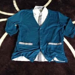 おしゃれ✨ カーディガン シャツ セットのサムネイル