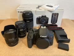 Canon EOS kiss X9i ダブルズームキット＋レンズ1本のサムネイル