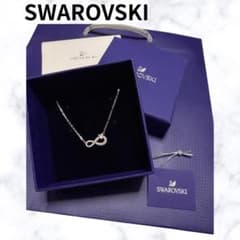 美品】スワロフスキー インフィニティ ネックレス 5520576 付属品完備