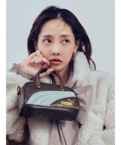 SNIDEL×PUMA SQUARE MICRO GRIP BAG ブラウン - メルカリ