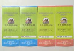 甲子園歴史館 前売入館券 4枚セット - 2