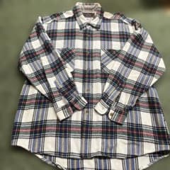 90s PENNY WORTH ヘビーネルシャツ L チェック オールド 古着