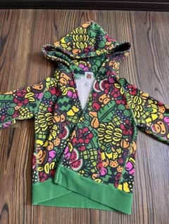 BAPE KIDS パーカー 110サイズ 多色 フルーツデザインのサムネイル