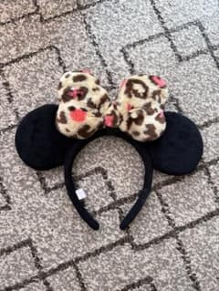 ヒョウ柄リボンのカチューシャのサムネイル