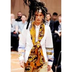 16ss JUNYA WATANABE MAN パッチワークホワイト長袖シャツSのサムネイル