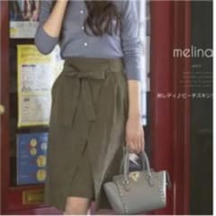 Tocco_ピーチスキンラップスカート_カーキのサムネイル