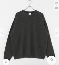 SUPER WIDE CASHMERE CREW NECK チャコール サイズ2 - メルカリ