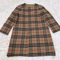バーバリー リバーシブル ウール コート ダブルフェイス ノバチェック