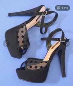 サンダル♡エスペランサ♡ドット♡ブラックのサムネイル