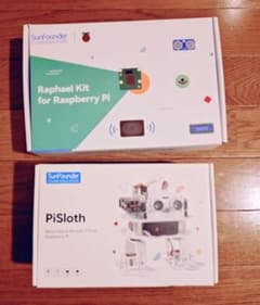 【未使用・2点セット】 Raspberry Pi 学習キット＆ロボット工作キットのサムネイル