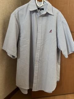 KANGOL × BEAMS HEART / ストライプ 半袖シャツのサムネイル