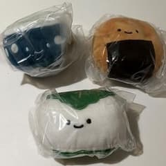 にっこりーノ 和菓子のぬいぐるみ2 柏餅・お煎餅・お茶 3点セットのサムネイル