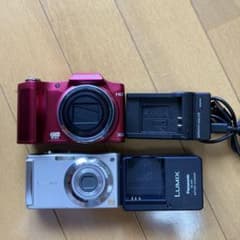 Olympus SZ11 レッド 、パナソニックLumixDMC-FS3、2個。 Olympus SZ11 レッド 、パナソニックLumixDMC-FS3、2個。 - メルカリ