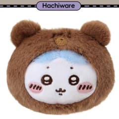 ちいかわ MINISO ふわふわシリーズ くまなおかお缶バッジ ハチワレ 1点