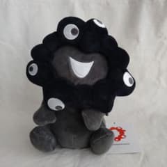 新品未使用 タグ付 黒ミャクミャク お手玉風 ぬいぐるみ Sサイズ