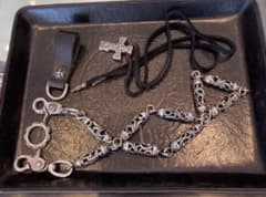 CHROME HEARTS ウォレットチェーン 希少チョーカーリング等まとめ売りのサムネイル