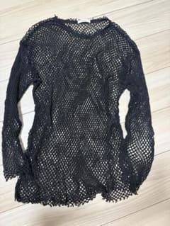 niko andメッシュ長袖トップス ブラックのサムネイル