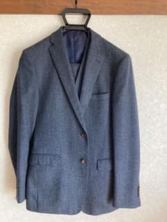 美品　洋服の青山　パーソンズ　スリーピーススーツ　ツイード　Y6のサムネイル