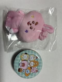 BT21 Fluffy Mascot 4 COOKY Plush Mascot Tin Case Set