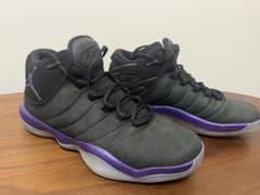 Air Jordan バスケットボールシューズ グレー/パープルのサムネイル