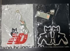 ORIGINAL CLOTHING 고양이 무늬 T셔츠 M 2장 세트