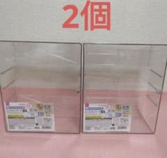 DAISO ダイソー 壁にも付けられる ディスプレイケース 3段 ×2個のサムネイル
