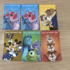 Disney THE MARKET 2026 カード 6枚セット - メルカリ